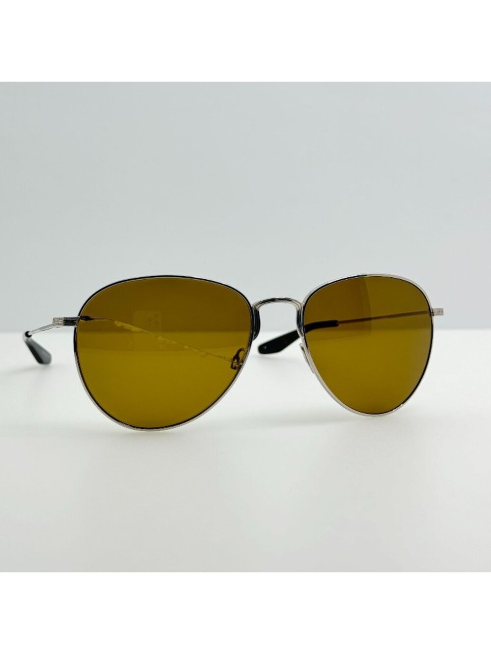 Barton Perreira Sunglasses Cruisaire SIL/VBR Japan 56-17-145 Cracked Lens